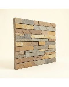 Canyon Ridge Stacked Faux Stone Polyurethane Wall Paneling (synthetic illustration; no displayed measurements)