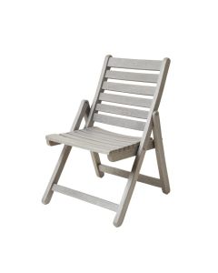 Vale Branch Folding Outdoor Chair - Gray (synthetic illustration; no displayed measurements)