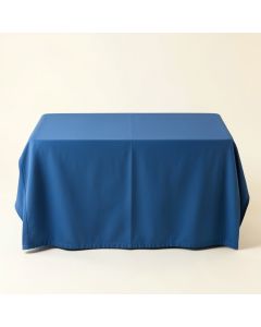 Ridge Bridge Flat Bed Sheet - Blue (synthetic illustration; no displayed measurements)
