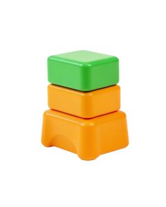 Children Climbing Blocks