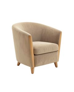 Molinari 31 '' Wide Swivel Barrel Chair