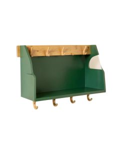 Fern Crossing Wall-Mounted Entryway Organizer Shelf - Green