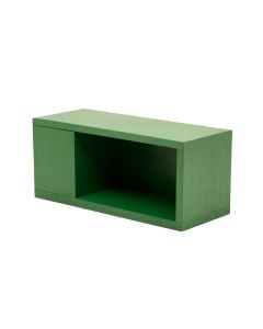 Olive Edge Shoe Storage Bench - Green (synthetic illustration; no displayed measurements)