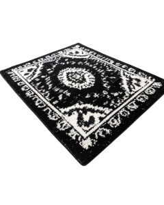 Chanler Hand-Tufted Wool Black/White Area Rug