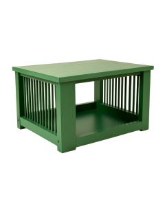 River Brook Empty Furniture-Style Pet Crate - Green