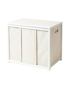 Linen Dual Cabinet Laundry Hamper