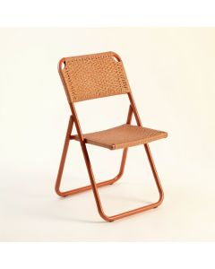 Wren Branch Folding Outdoor Chair - Terracotta (synthetic illustration; no displayed measurements)