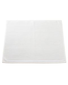 Aspen Bridge Bath Mat - White (synthetic illustration; no displayed measurements)