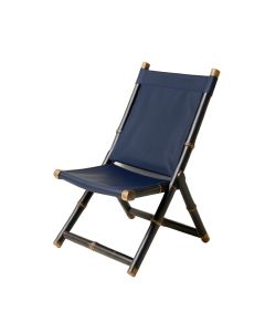 Maple Crossing Folding Outdoor Chair - Navy