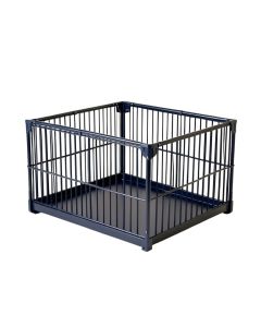Heath Branch Empty Furniture-Style Pet Crate - Navy
