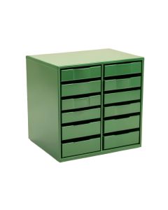 Flint Bluff Small-Parts Storage Drawer Cabinet - Green