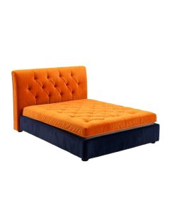 Tufted Upholstered Platform Bed (synthetic illustration; no displayed measurements)