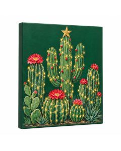 Making Spririts Bright Cacti - Wrapped Canvas Graphic Art Print