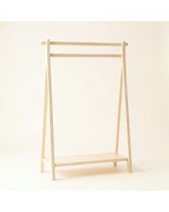 Lake Crossing Empty Garment Rack - Ivory (synthetic illustration; no displayed measurements)