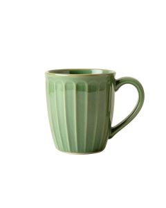 Laurel Bend Ceramic Mug - Green (synthetic illustration; no displayed measurements)