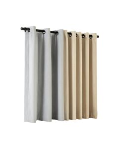Solid Blackout Thermal Grommet Curtain Panels (synthetic illustration; no displayed measurements)