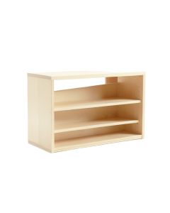 Reed Bend Low Bookcase - Ivory (synthetic illustration; no displayed measurements)