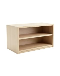 Willow Bend Low Bookcase - Beige (synthetic illustration; no displayed measurements)