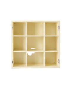 Laurel Bridge Empty Mug-Storage Cabinet Insert - Cream
