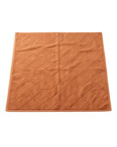 Fern Dale Bath Mat - Terracotta (synthetic illustration; no displayed measurements)