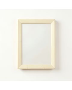 Ash Bend Framed Wall Mirror - Cream (synthetic illustration; no displayed measurements)
