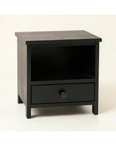 Wren Bend Nightstand - Black (synthetic illustration; no displayed measurements)