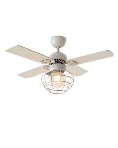 42 '' Roswell 3 - Blade Caged Ceiling Fan With Wall Control (synthetic illustration; no displayed measurements)
