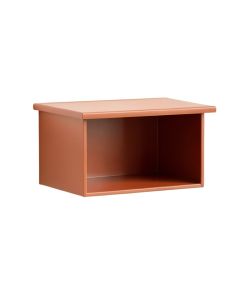 Juniper Arc Wall-Mounted Shelf - Terracotta