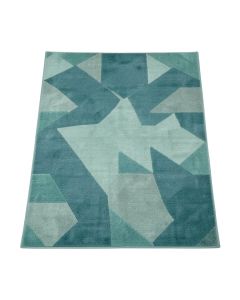 Amato Geometric Teal Area Rug