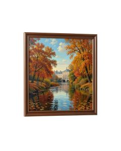 Autumn At Argenteuil By Claude Monet - Picture Frame Painting Print On Canvas