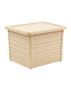 Alder Canyon Closed Outdoor Storage Box - Beige (synthetic illustration; no displayed measurements)