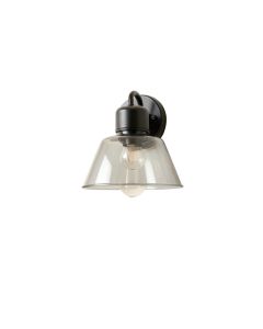 Brook Crossing Wall Sconce Mounted On A Plain Wall - Gray