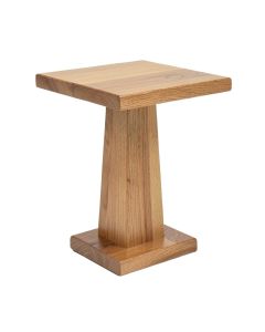 Mader Solid Wood Pedestal End Table