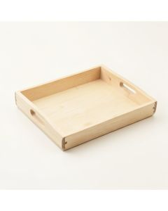Elm Crossing Serving Tray - Ivory (synthetic illustration; no displayed measurements)