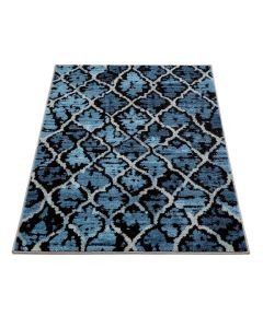 Mcguigan Ombre Lattice Blue/Black Area Rug (synthetic illustration; no displayed measurements)