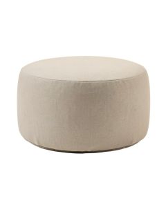 Aubrielle 20 '' Wide Round Pouf Ottoman (synthetic illustration; no displayed measurements)