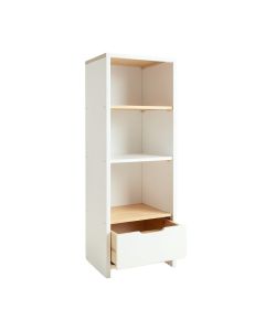 Holly Bend Narrow Cubby Tower - White