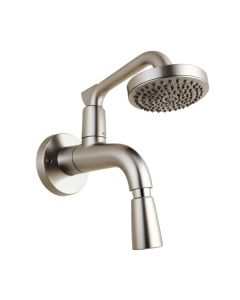 Herend Wall Mount Thermostatic Shower Faucet With Rain Shower Head And Hand Shower