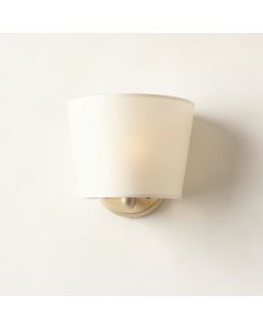 Glen Bridge Wall Sconce Mounted On A Plain Wall - Ivory (synthetic illustration; no displayed measurements)
