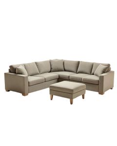 Junius 118 '' Wide Reversible Modular Corner Sectional With Ottoman (synthetic illustration; no displayed measurements)