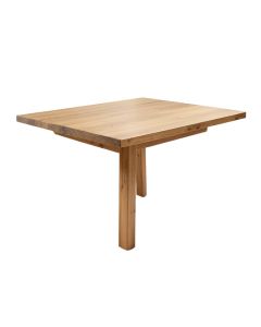 Antonio Extendable Butterfly Leaf Rubberwood Solid Wood Dining Table
