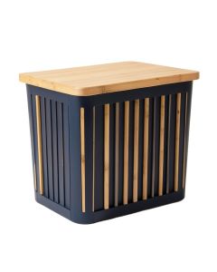 Meadow Bluff Laundry Hamper - Navy