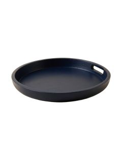 Olive Branch Serving Tray - Navy