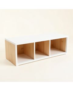 Linden Canyon Shoe Storage Bench - White (synthetic illustration; no displayed measurements)