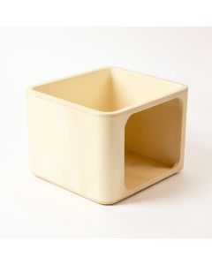 Laurel Crest Empty Furniture-Style Litter Enclosure - Cream (synthetic illustration; no displayed measurements)