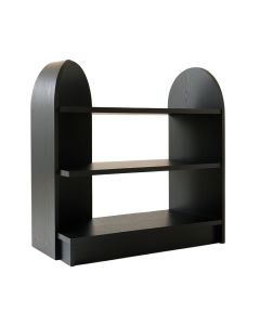 Maple Branch Desktop Shelving Unit - Black (synthetic illustration; no displayed measurements)