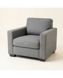 Juniper Dell Upholstered Armchair - Gray (synthetic illustration; no displayed measurements)