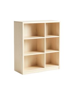 Dune Branch Freestanding Bookcase - Ivory (synthetic illustration; no displayed measurements)