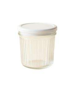 Ridge Branch Storage Canister With Lid - White