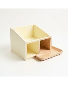 Slate Branch Empty Coffee-Station Organizer - Cream (synthetic illustration; no displayed measurements)